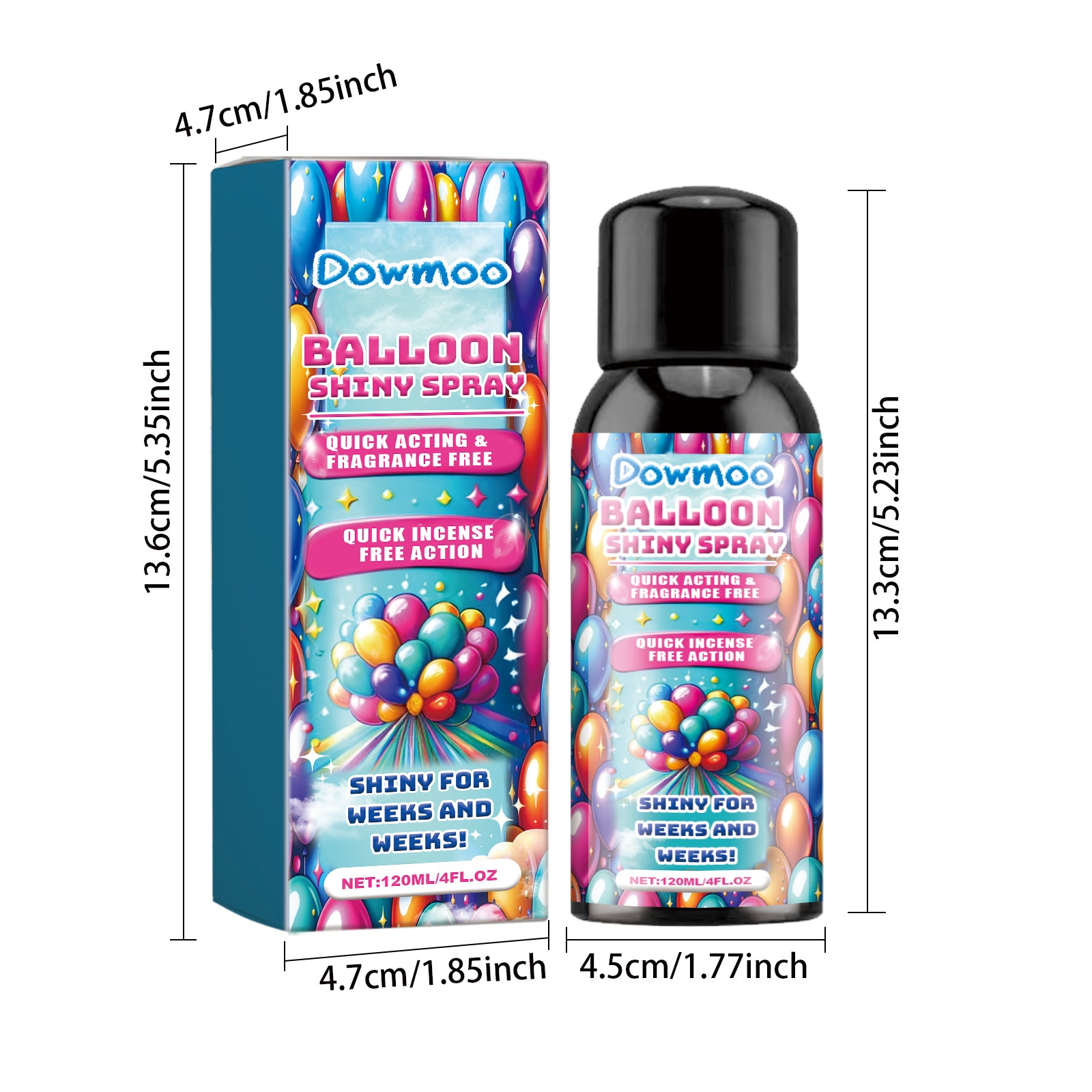 Dowmoo Balloon Brightening Enhancer - Preserves Balloon Texture and Glossiness