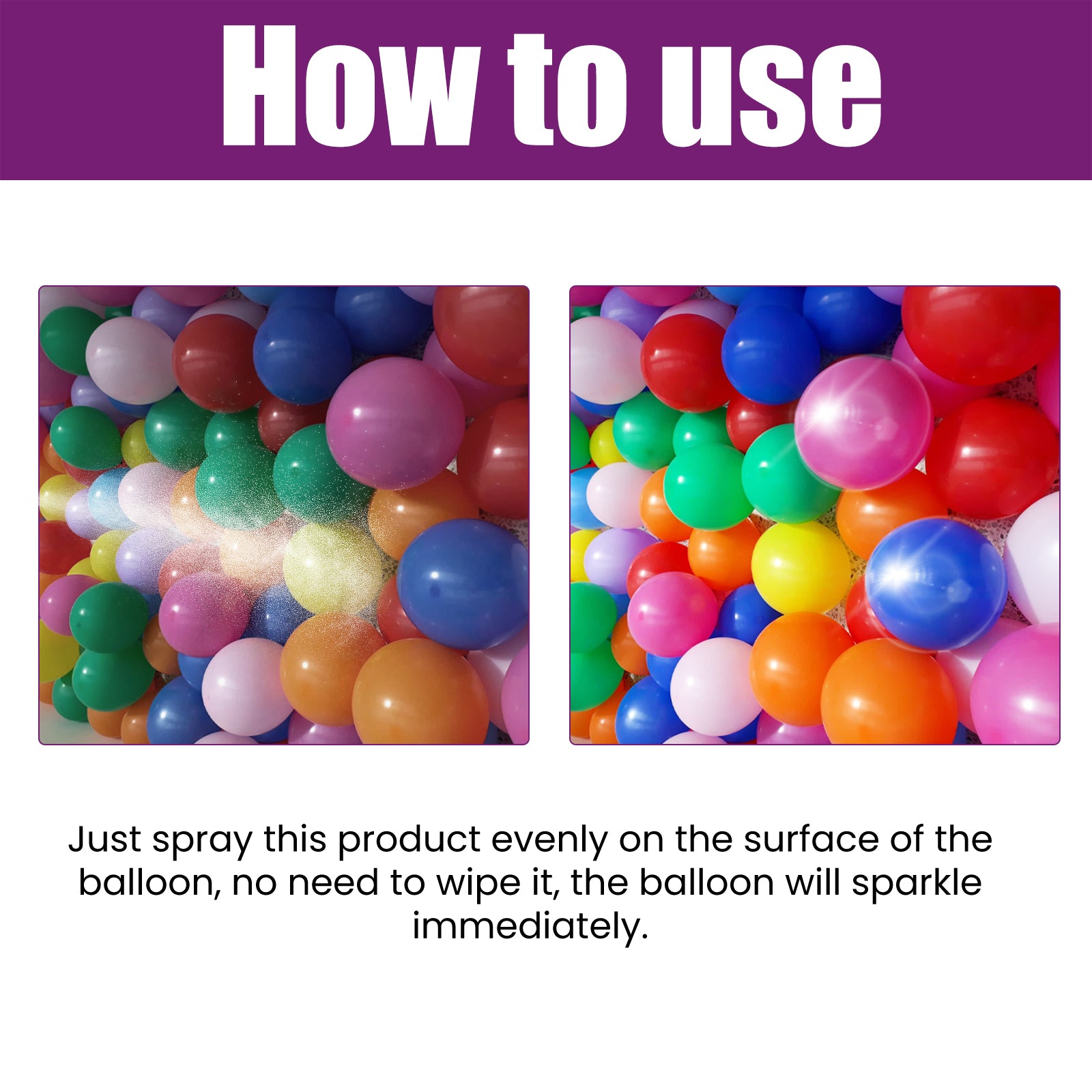 Dowmoo Balloon Atmosphere Gloss Spray - Enhances Balloon Texture and Durability