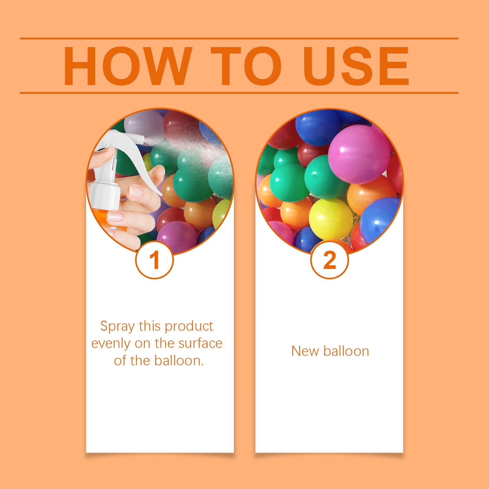 DOWMOO Latex Balloon Gloss Spray - Enhances Balloon Glossiness and Durability
