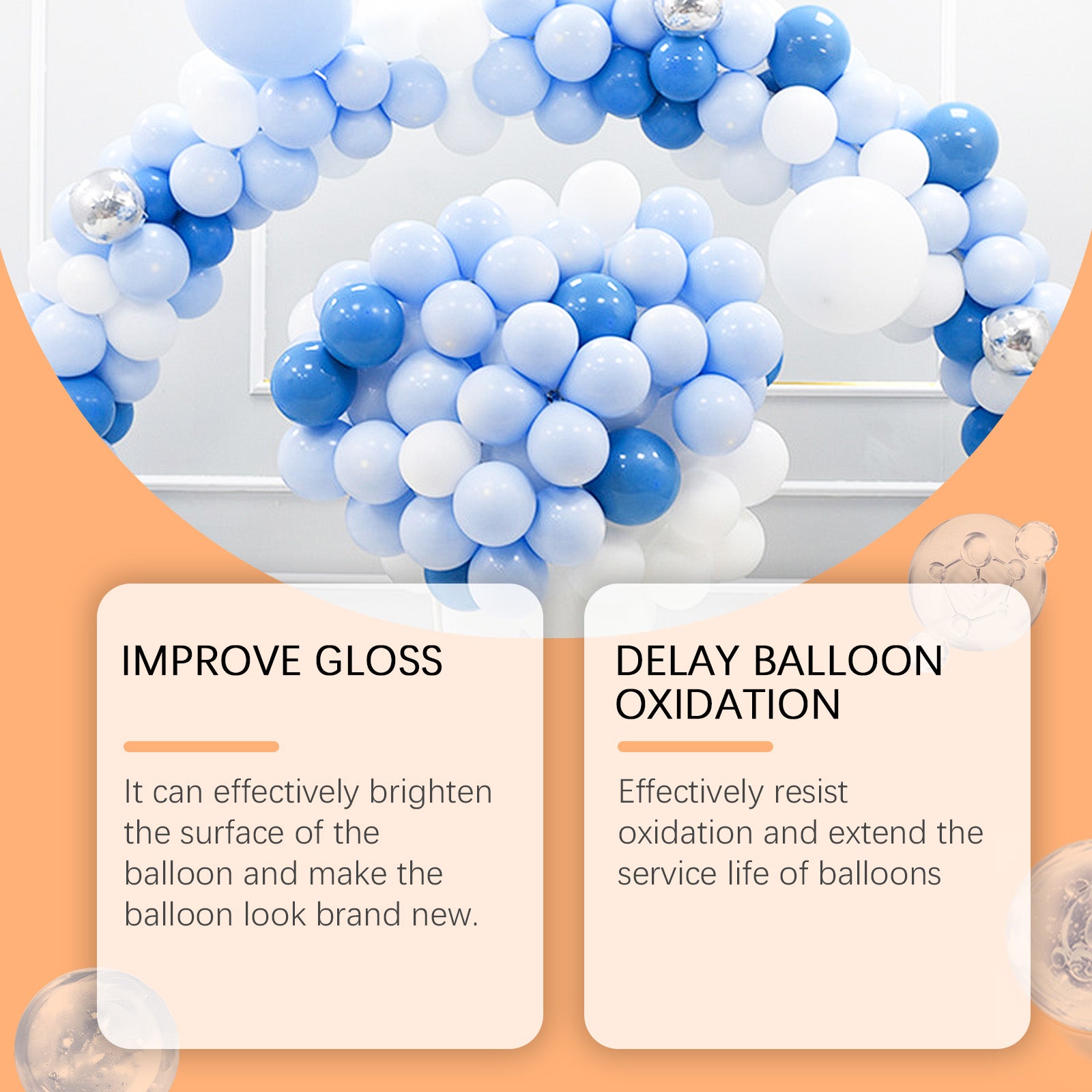 DOWMOO Latex Balloon Gloss Spray - Enhances Balloon Glossiness and Durability