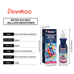 Dowmoo Balloon Highlight Spray - Polishes and Preserves Balloon Glossiness