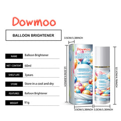 DOWMOO Balloon Brightening Spray - Preserves Balloon Texture and Glossiness