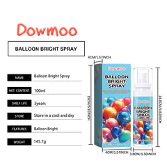 Dowmoo Balloon Highlight Spray - Anti-Oxidation and Brightening for Balloon Appearance