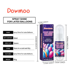 Dowmoo Highlight Balloon Spray - Enhances Balloon Glossiness and Durability for Atmosphere Creation