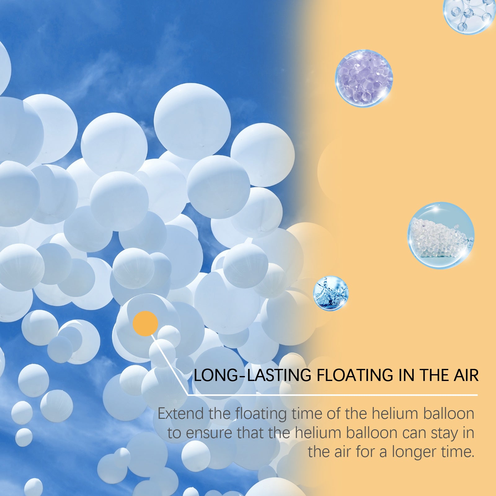 Dowmoo Helium Balloon Protection Liquid - Ensures Steady Flight and Adds Aesthetic Appeal