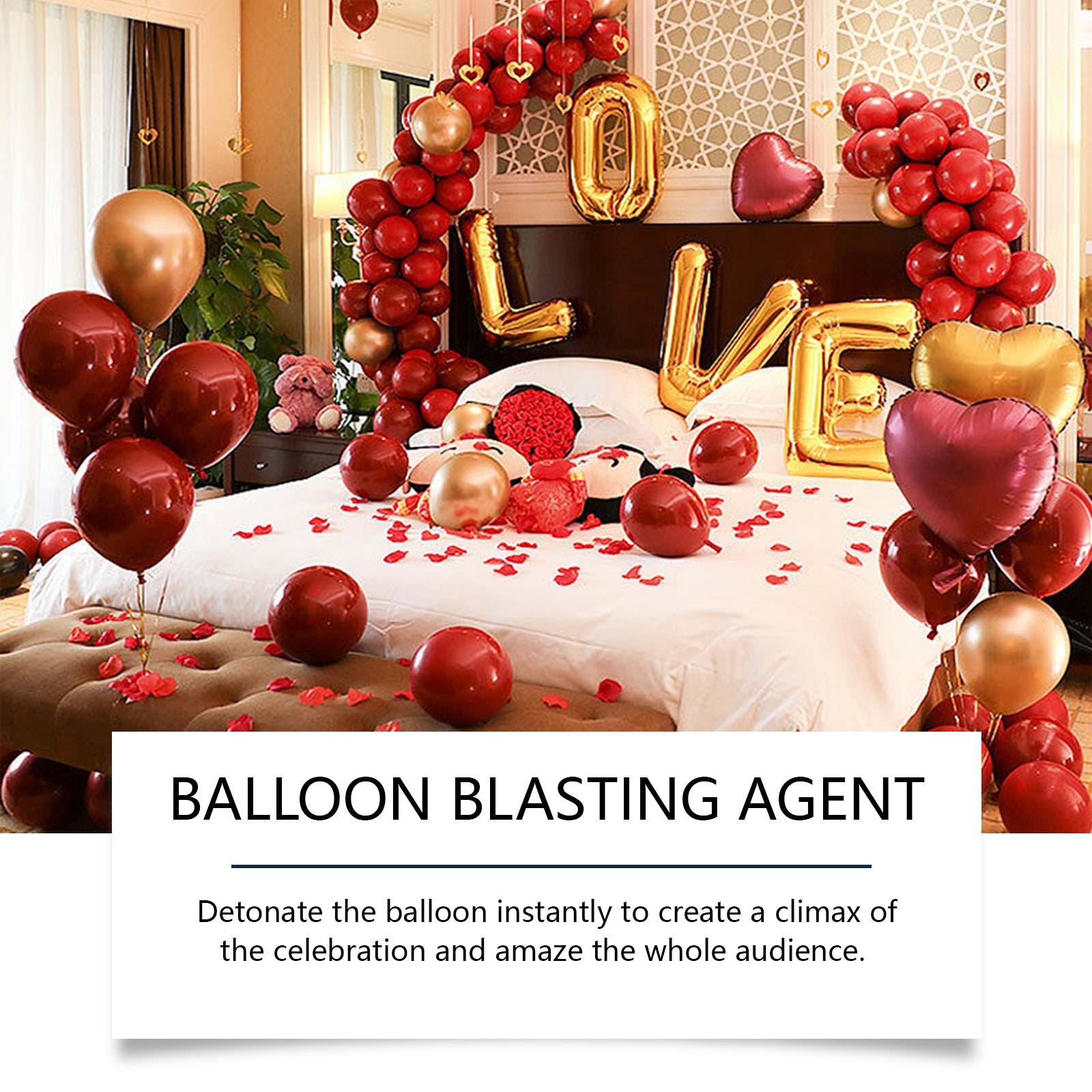 Dowmoo Latex Balloon Atmosphere Spray - Safe and Easy-to-Use for Wedding Decorations