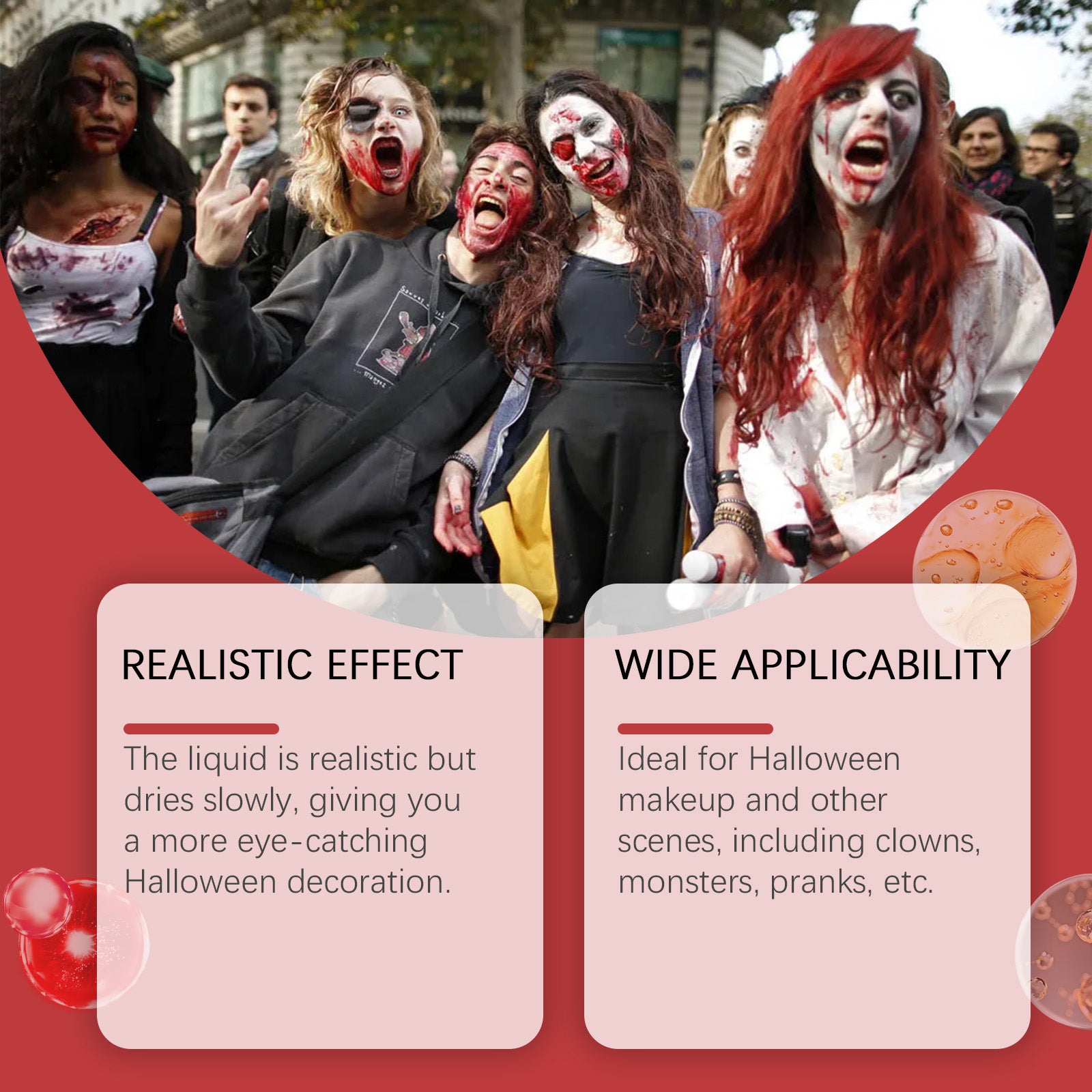 DOWMOO Halloween Blood Spray - Realistic and Festive Fake Blood Effects