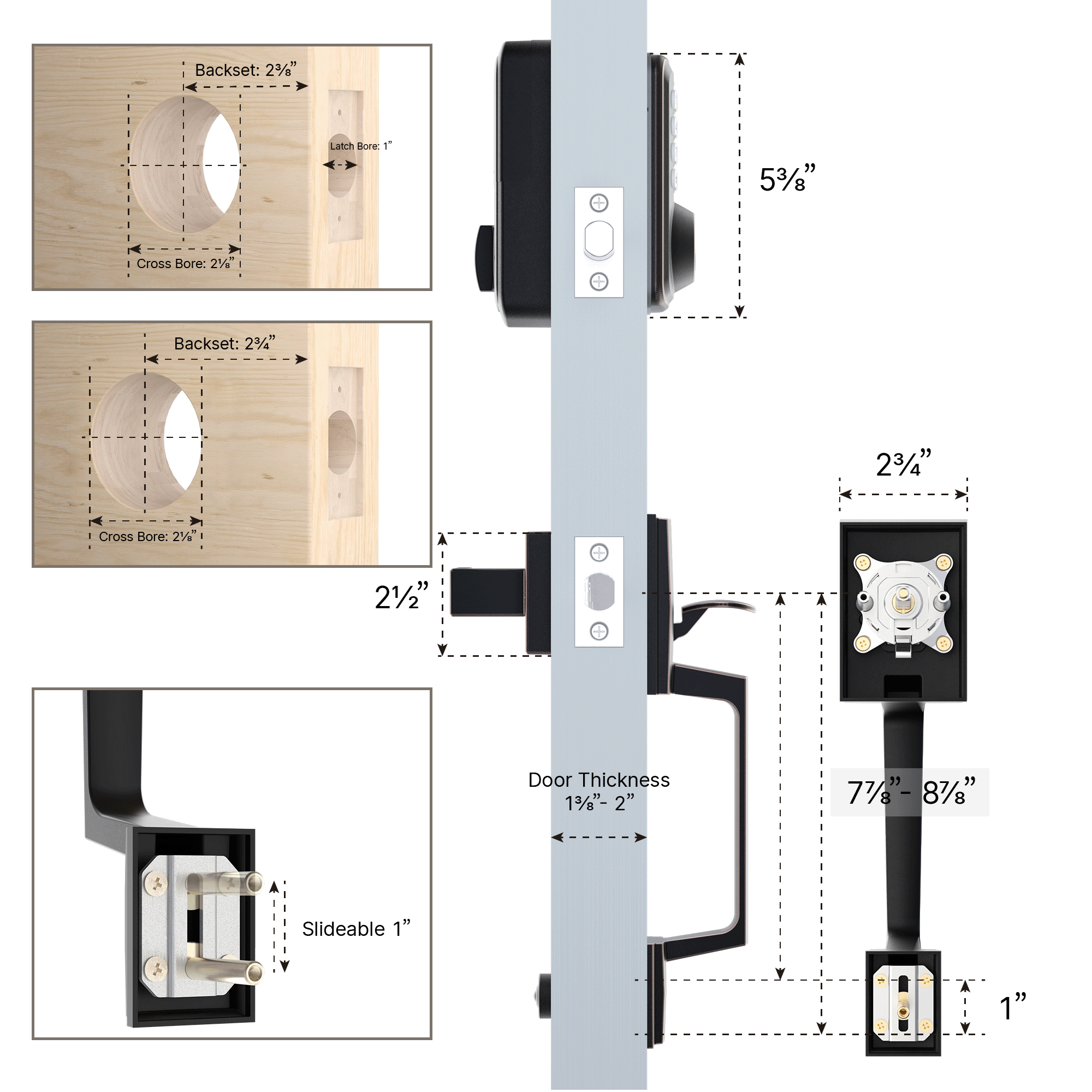 DZS Single Lock Key Model - Black (Set)