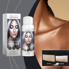 EELHOE Body Glitter Spray - Natural, Long-Lasting, and Brightening Highlight Spray