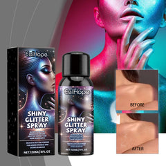 Eelhope Highlighting Glitter Spray - Brightening Spray for Hair, Body, and Collarbone