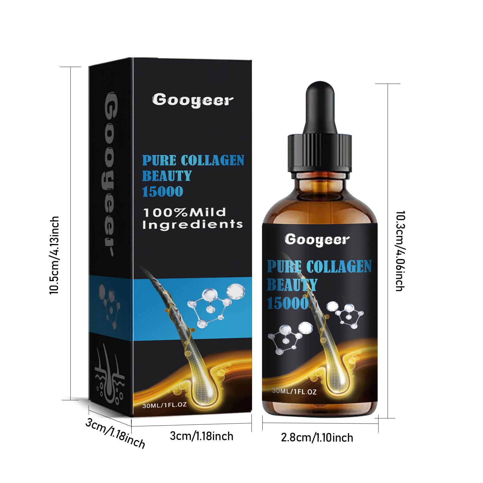 Googeer Pure Natural Biological Beauty Serum - Multi-Purpose, Improve Hair, Repair Skin, Nourish Nails Special Beauty Agent