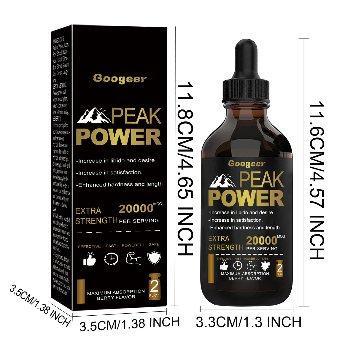 Googeer Male Yang Enhancement Supplement Drops - Male Body Supplement Drops