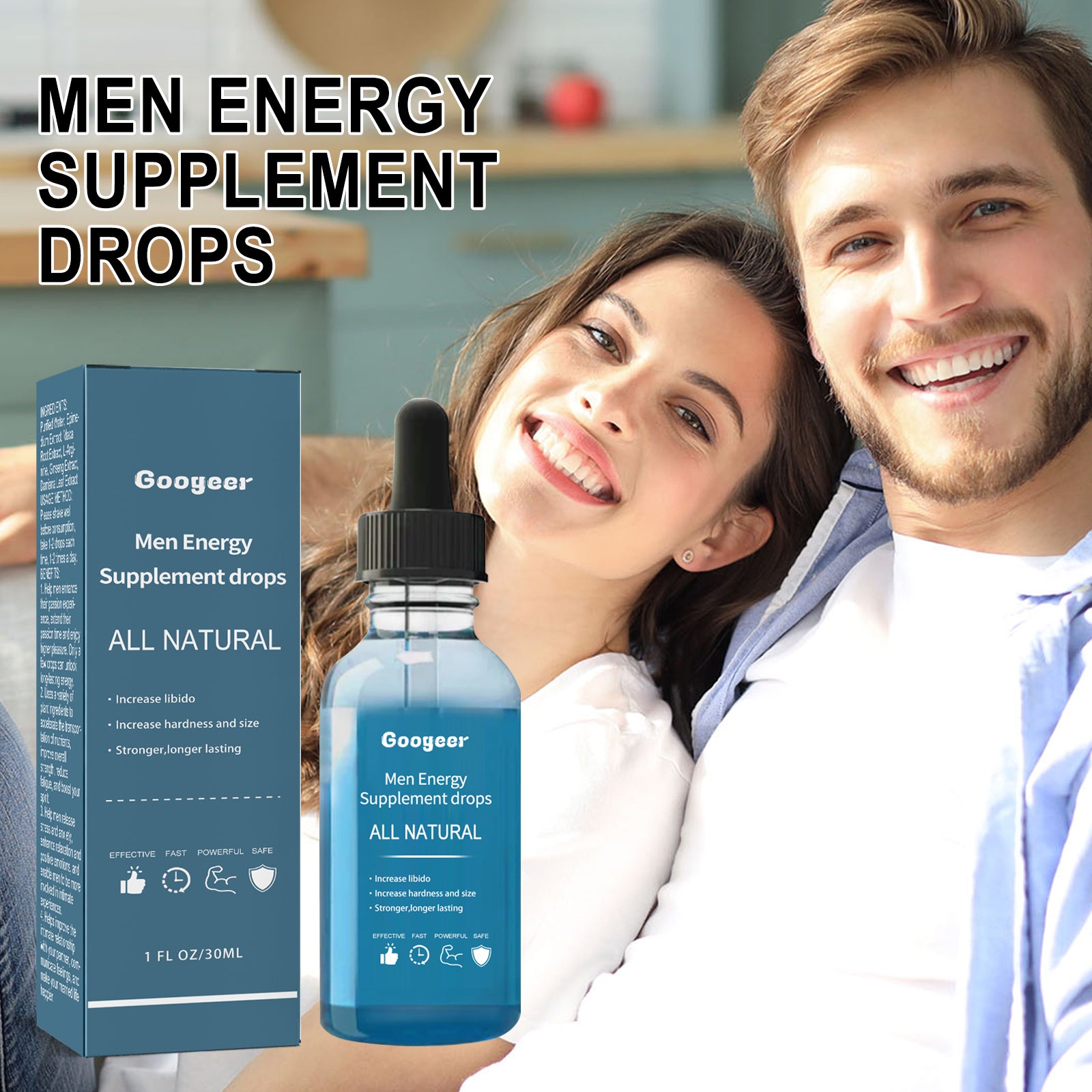 Googeer Male Enhancement Supplement Drops - Male Energy Supplement