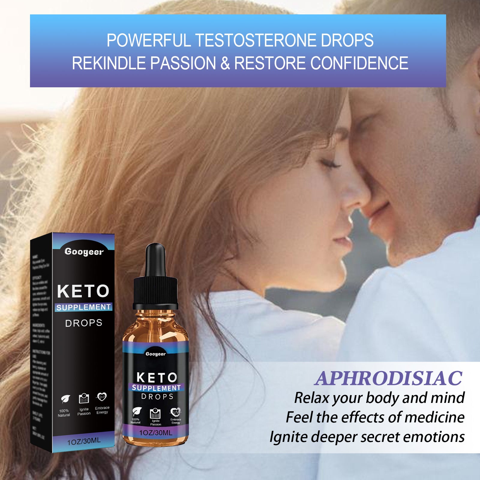 Googeer Male Enhancement Drops - Relieve Discomfort, Stimulate Vitality, Strengthen Body Care Drops