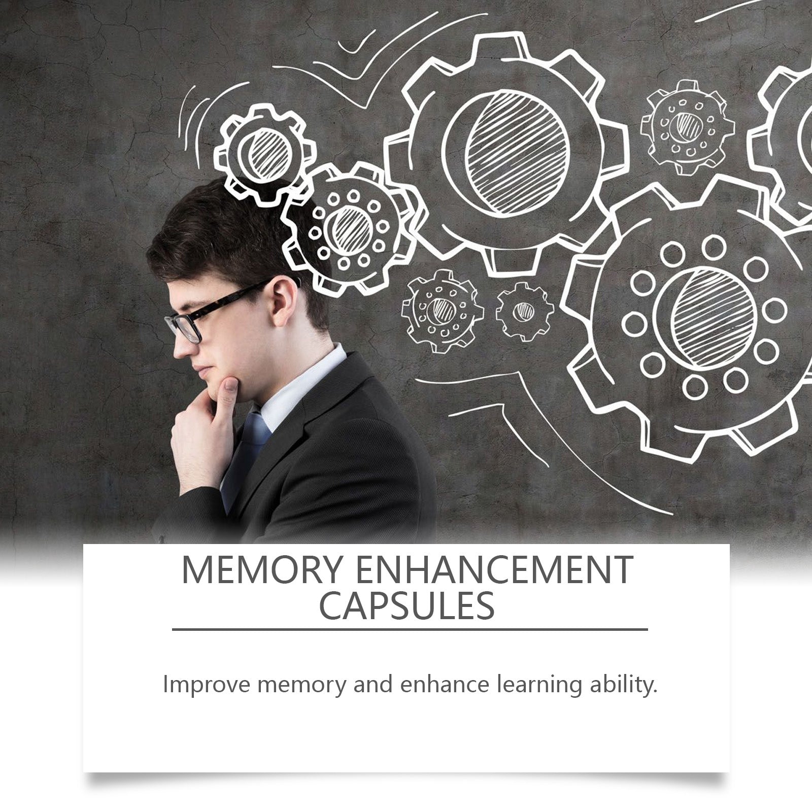 Googeer Memory Enhancement Capsules Memory Boost Capsules Body Treatment