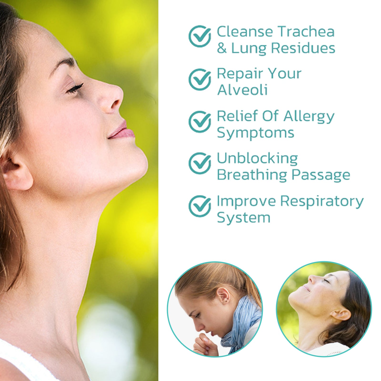 Googeer Body Cleansing Spray Relieve Dry Throat, Cough, Throat Discomfort, Body Care Drops