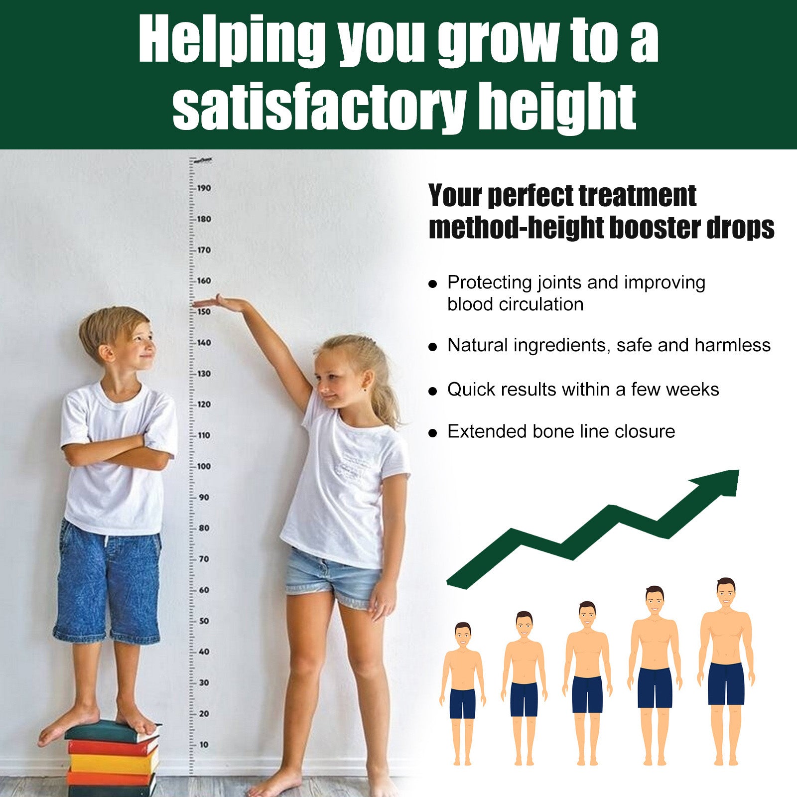 Googeer Body Care Tablets Height Growth & Nutrition Supplement for Adults & Children