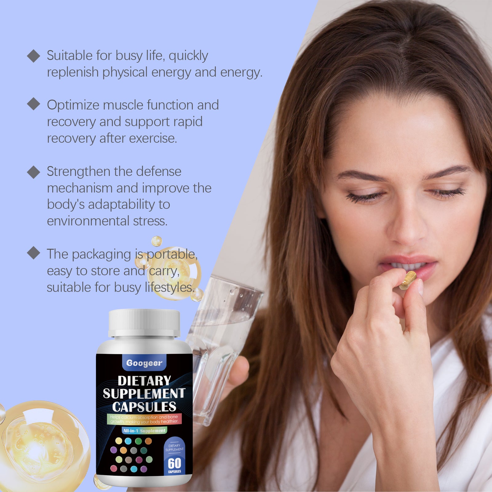Googeer Dietary Supplement Capsules