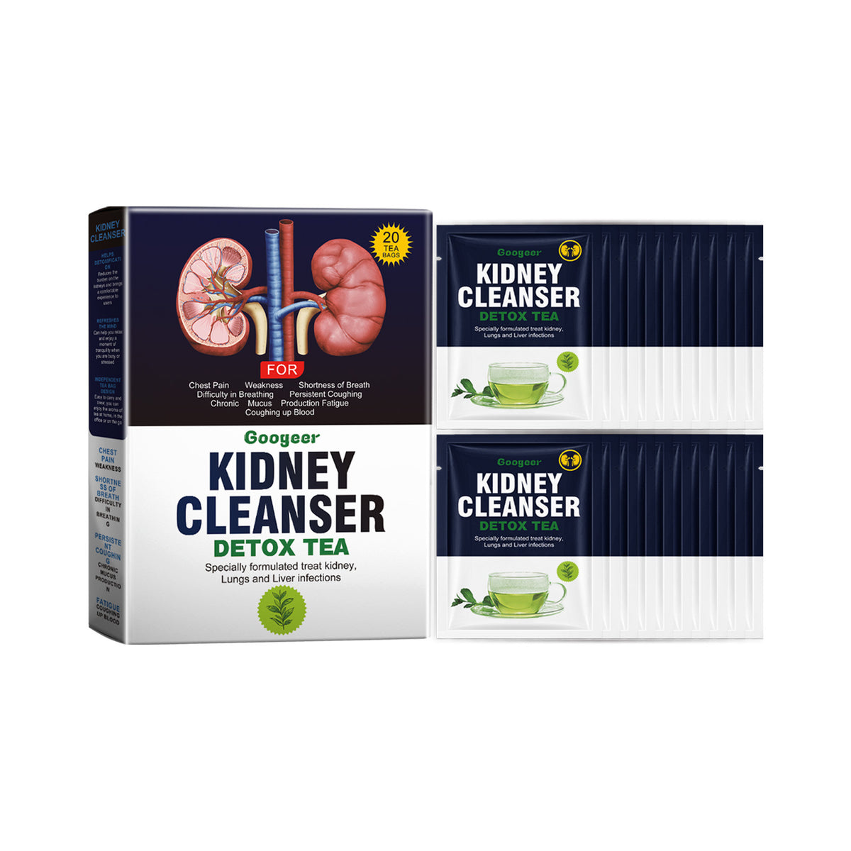 Googeer Kidney Detox Tea Kidney Cleansing & Detox Tea Body Treatment2