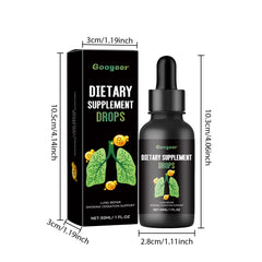 Googeer Lung Cleansing Drops Dietary Supplement for Lowering Body Treatment