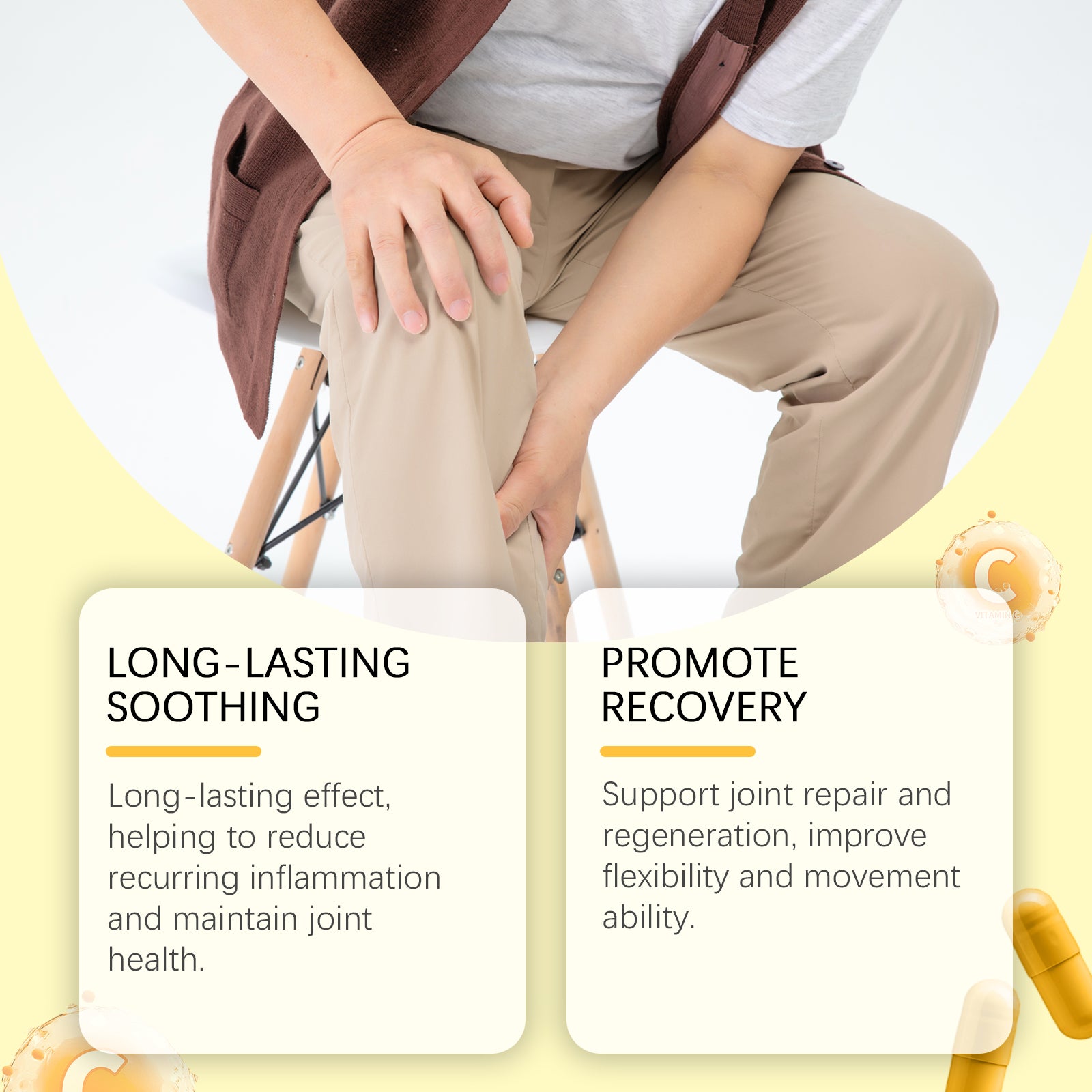 Googeer Arthritis Pain Relief Capsules Bee Venom Relief Capsules Joint Care