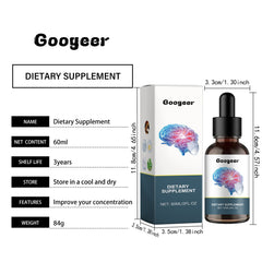 Googeer Memory Supplement Drops Dietary Supplement Body Treatment