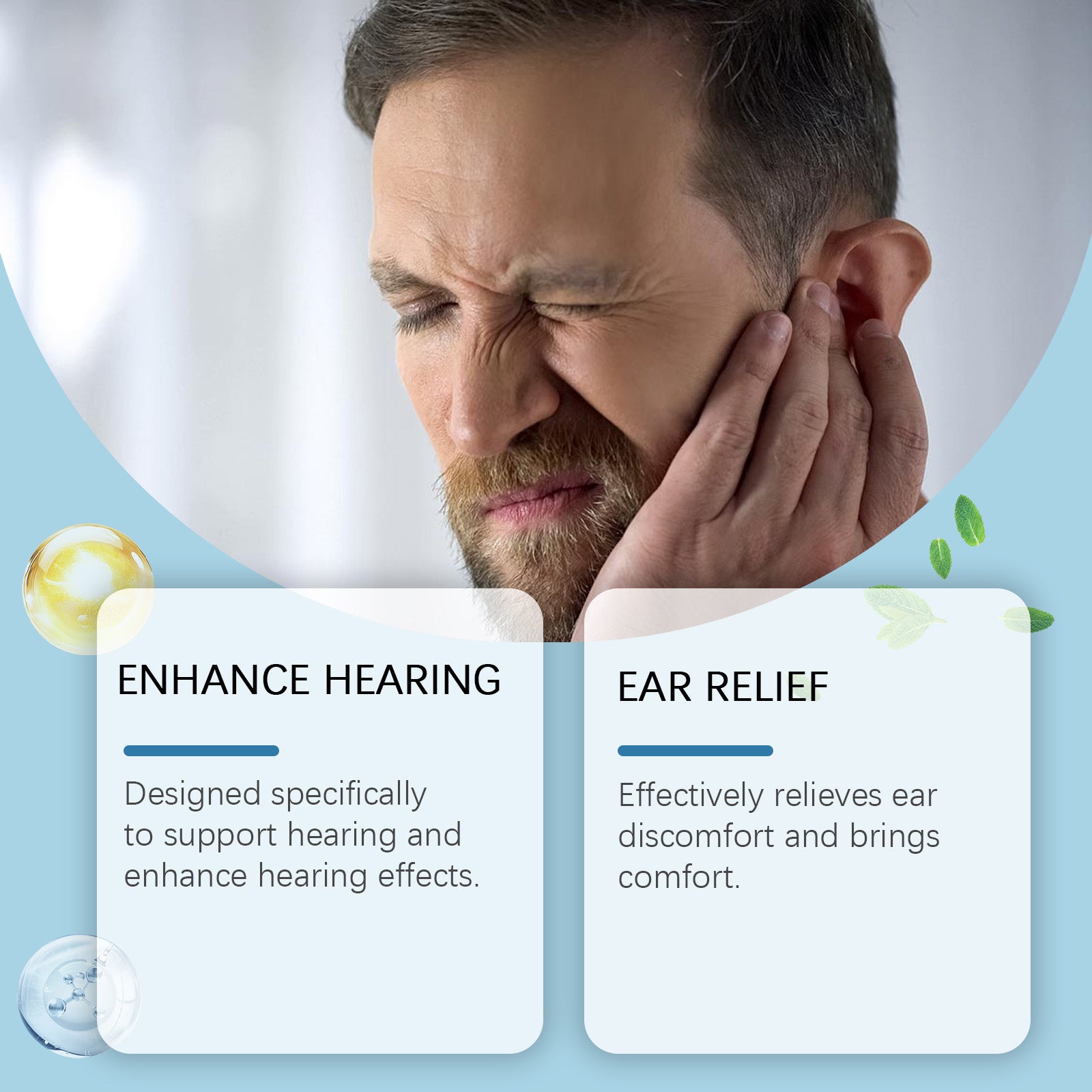 Googeer Ear Health Drops Hearing Support Ear Care