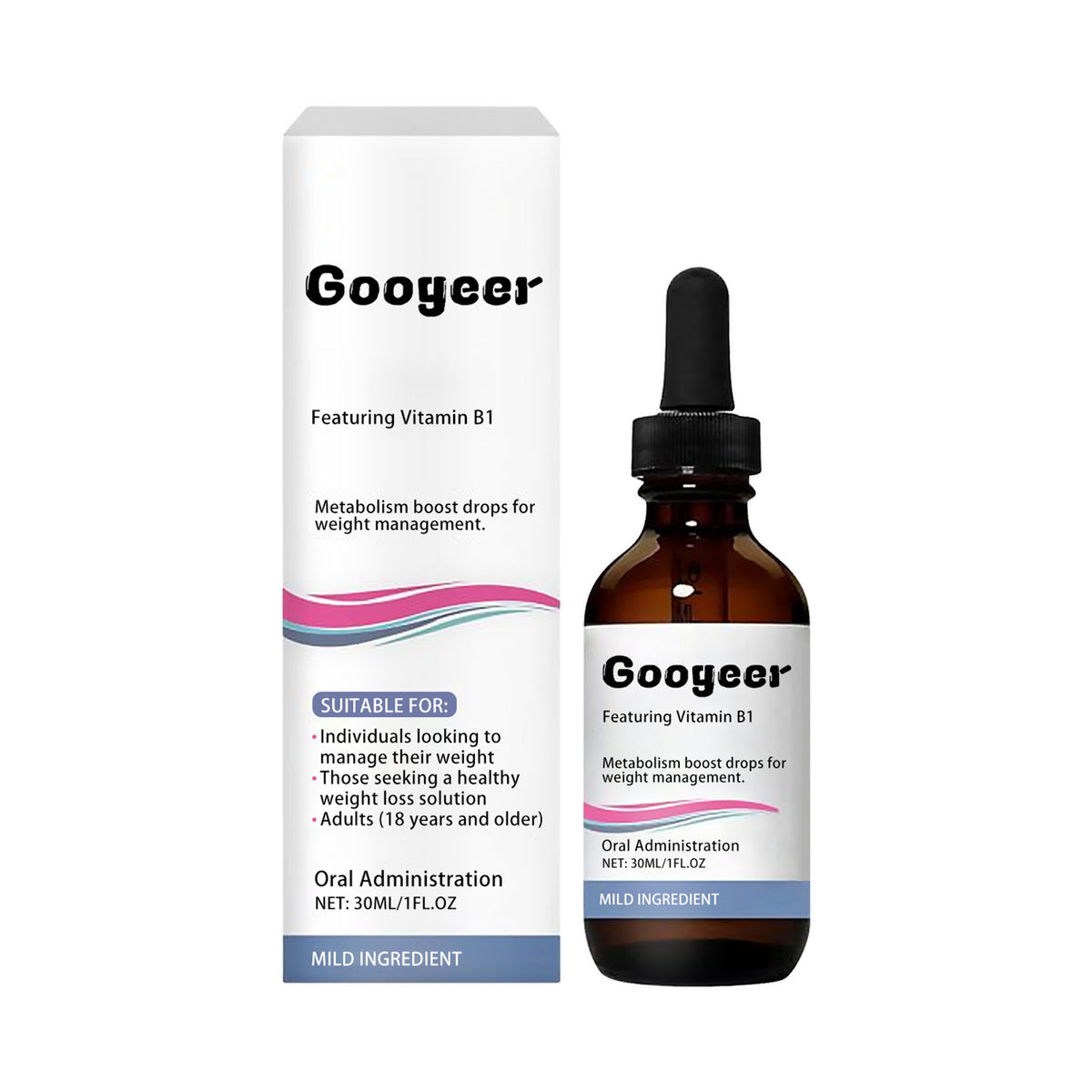 Googeer Vitamin Nutrition Supplement Drops Maintain Health, Promote Metabolism