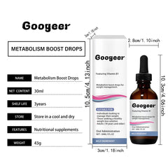 Googeer Vitamin Nutrition Supplement Drops Maintain Health, Promote Metabolism