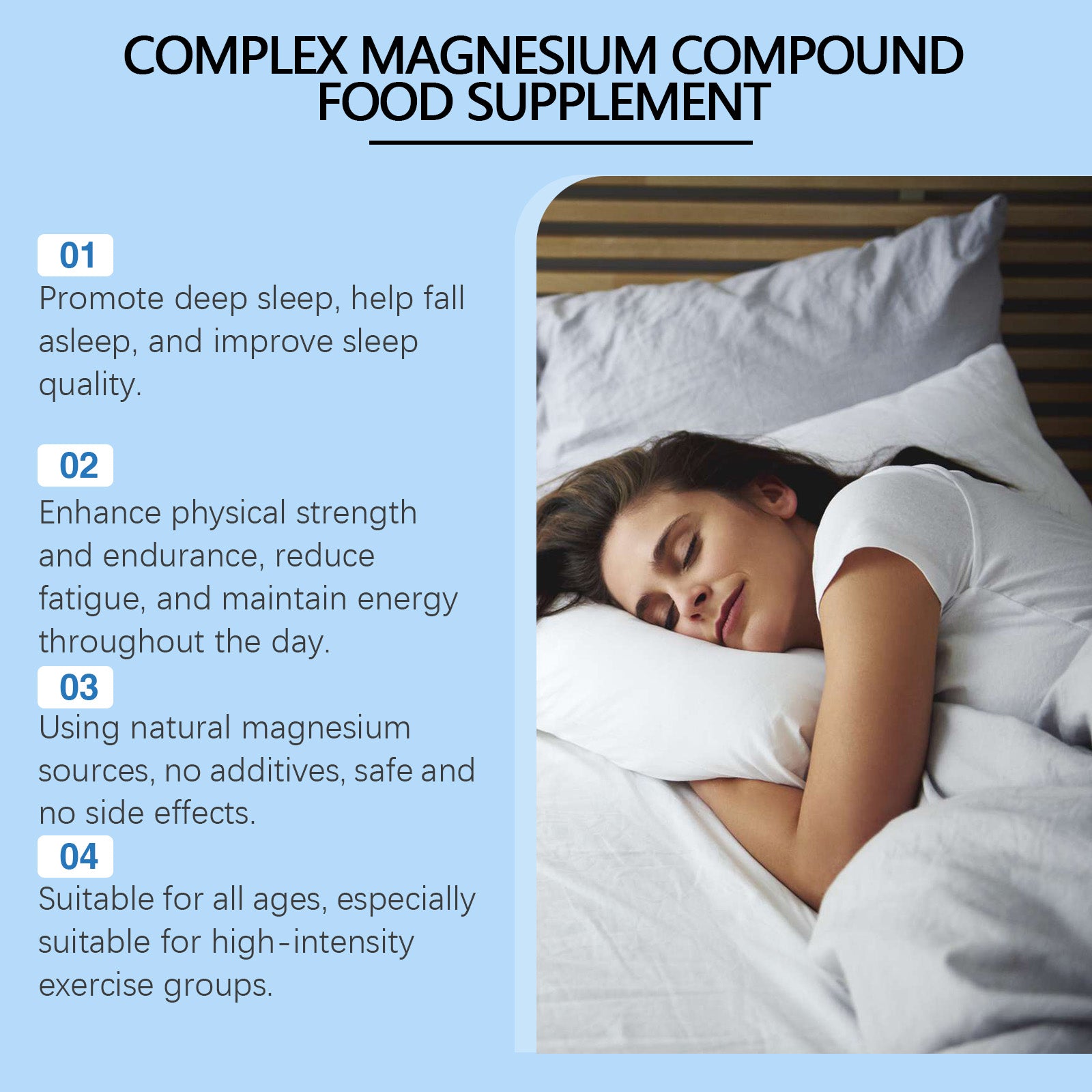 Googeer Magnesium Supplement Drops Support Muscle & Nervous Function, Relieve Fatigue