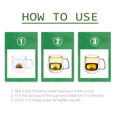 Googeer Body Care Tea - Relieve Thirst, Blurred Vision, Fatigue, & Wound Healing, Sugar-Regulating Tea Bags