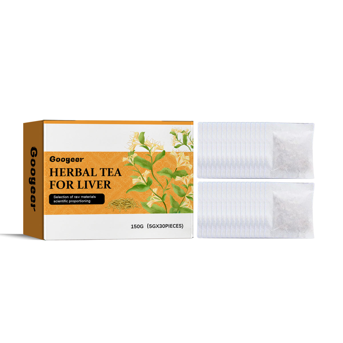 Googeer Body Care Tea - Relieve Discomfort, Dry Eyes, Fatigue, & Dull Skin, Cooling Tea Bags