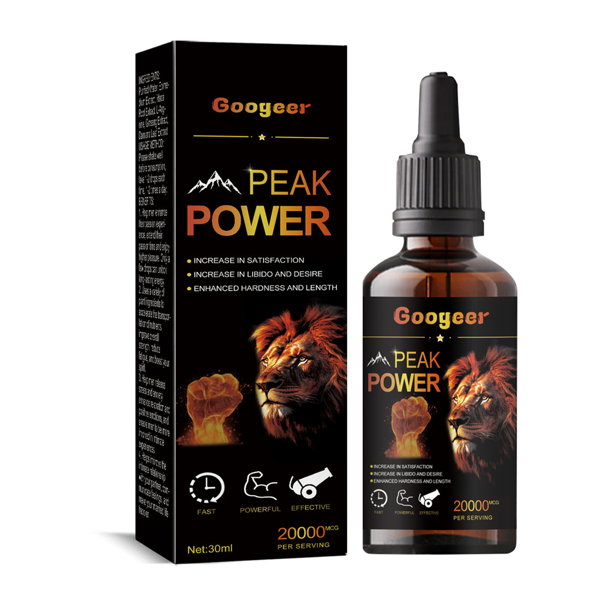Googeer Horny Weed Drops - Horny Goat Weed Supplement