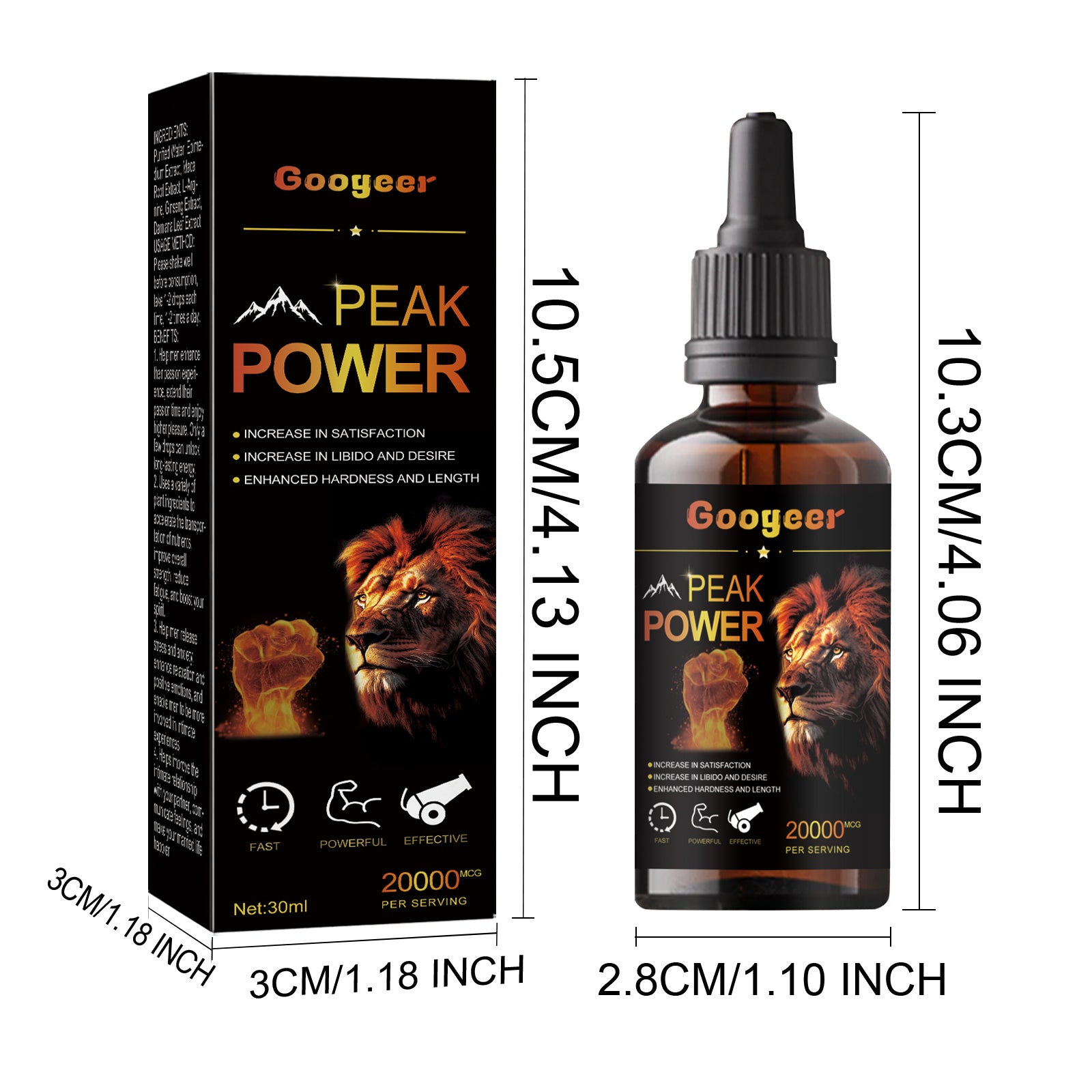 Googeer Horny Weed Drops - Horny Goat Weed Supplement