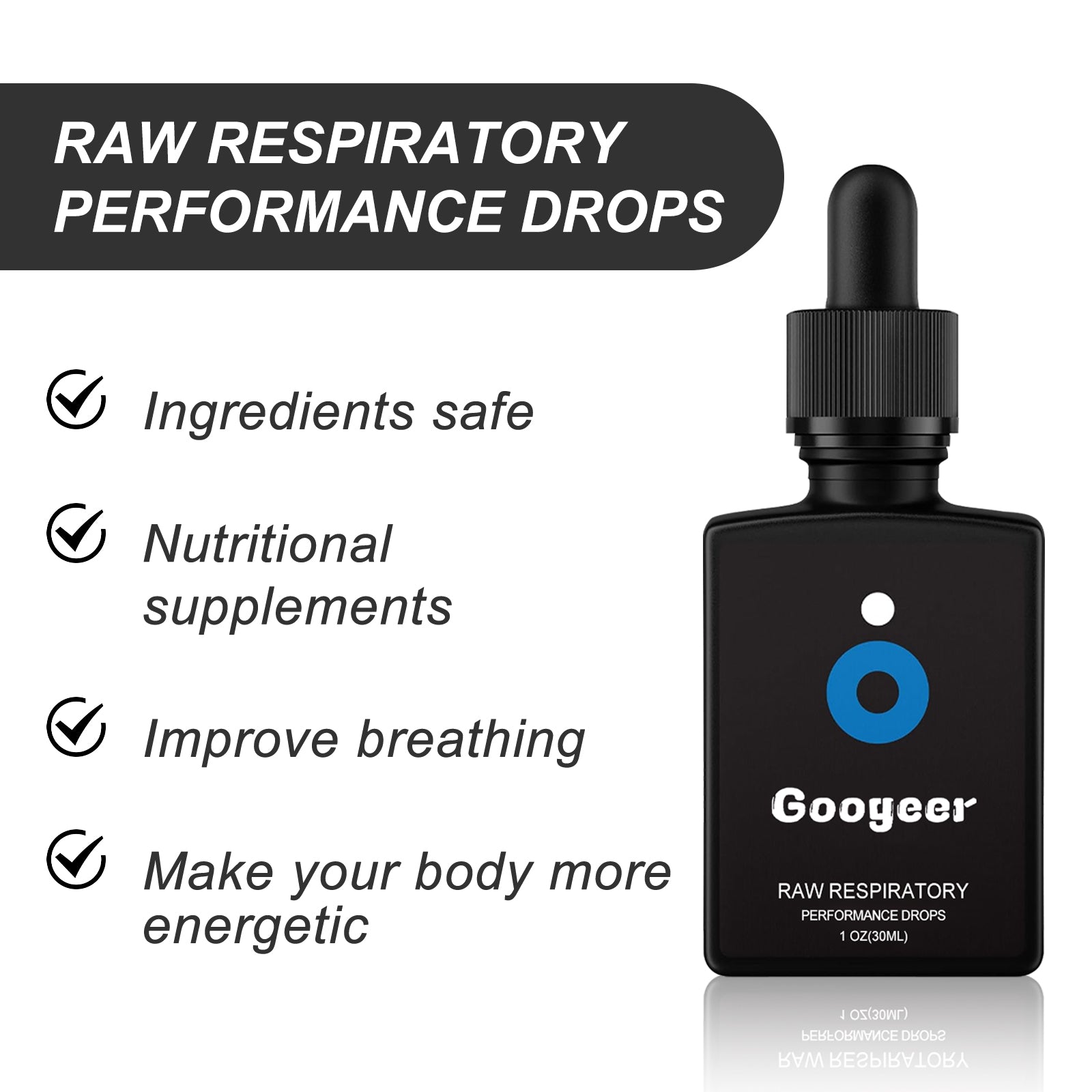 Googeer Body Supplement - Increase Vitality, Strengthen Constitution, Male Energy Enhancement Supplement