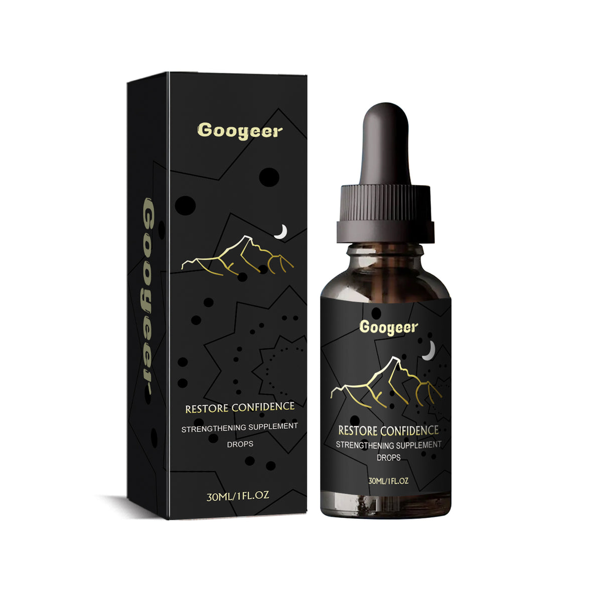 Googeer Male Supplement Drops - Relieve Fatigue, Relax Mind & Body, Enhance Vitality & Male Energy