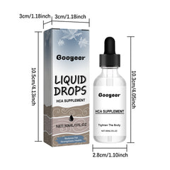 Googeer Fat Burning Drops (Oral) Body Shaping, Beautiful Waist, Body, Tighten Thigh Muscles, Body Care Drops