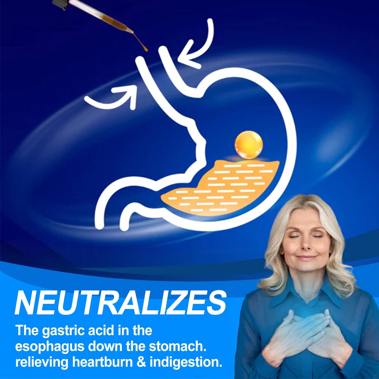 Googeer Body Care Drops Relieve Stomach Discomfort, Indigestion, Bloating, Oral Care Drops