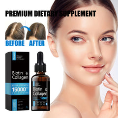 Googeer Dietary Supplement Drops Lighten Fine Lines, Wrinkles, Nourish Hair, Repair Nails, Thicken & Brighten Nails