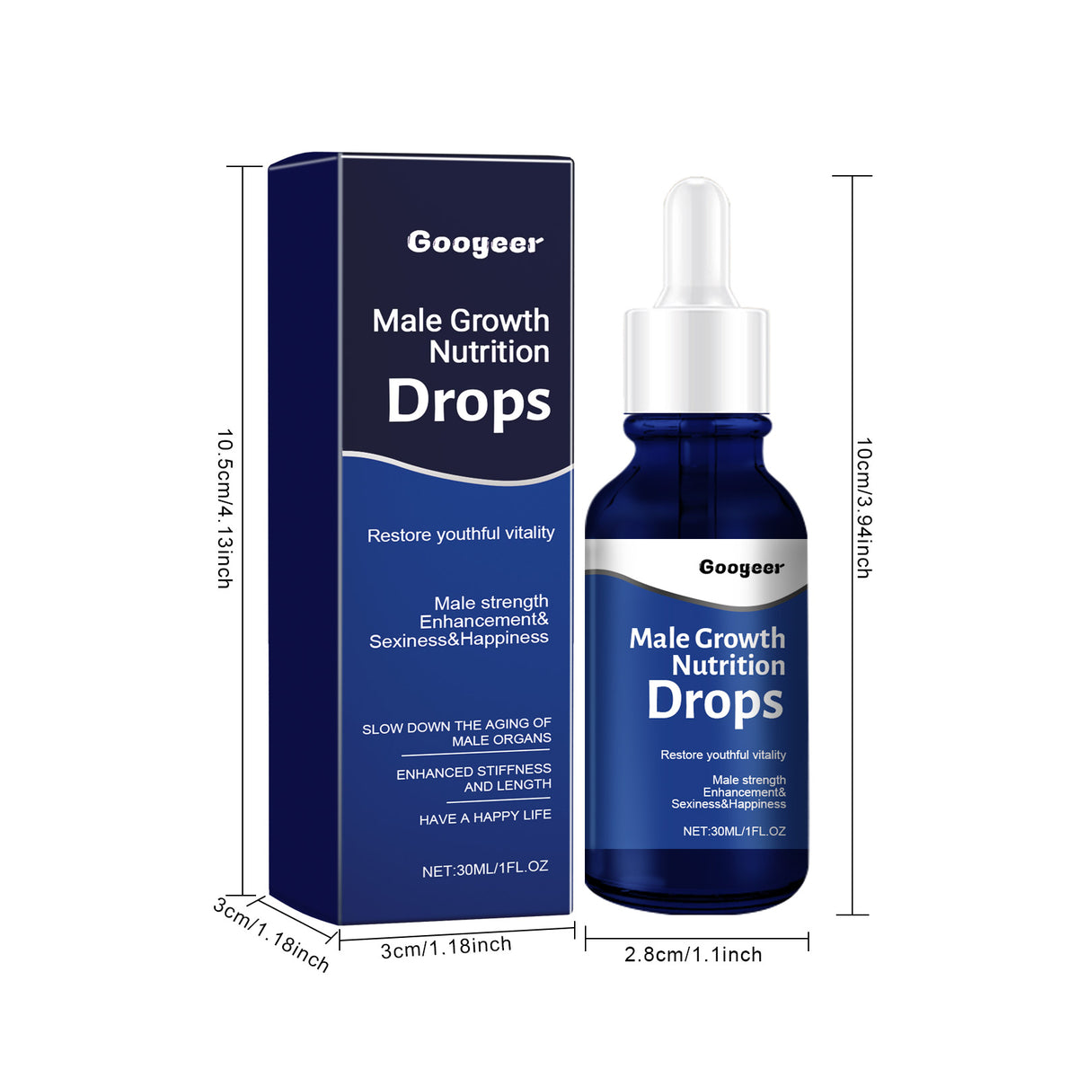 Googeer Male Growth Nutrition Drops Male Body Nutrition Drops