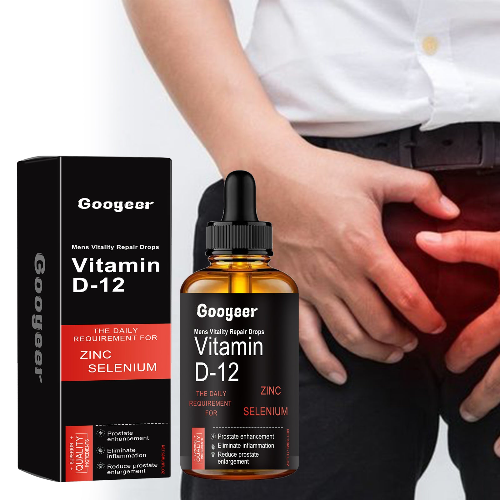 Googeer Men's Prostate Repair Drops (Oral)