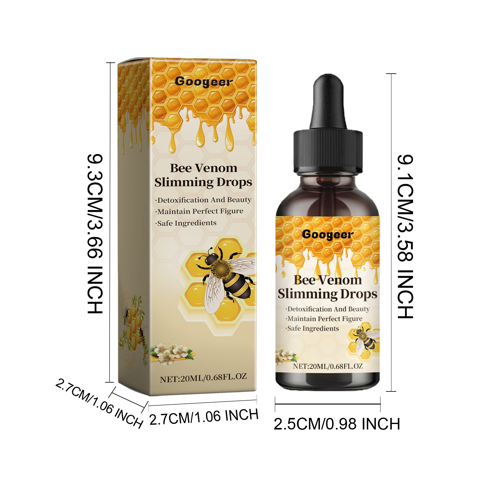 Googeer Body Care Drops Lighten Body Shape, Bye-Bye Arm Fat Care Drops