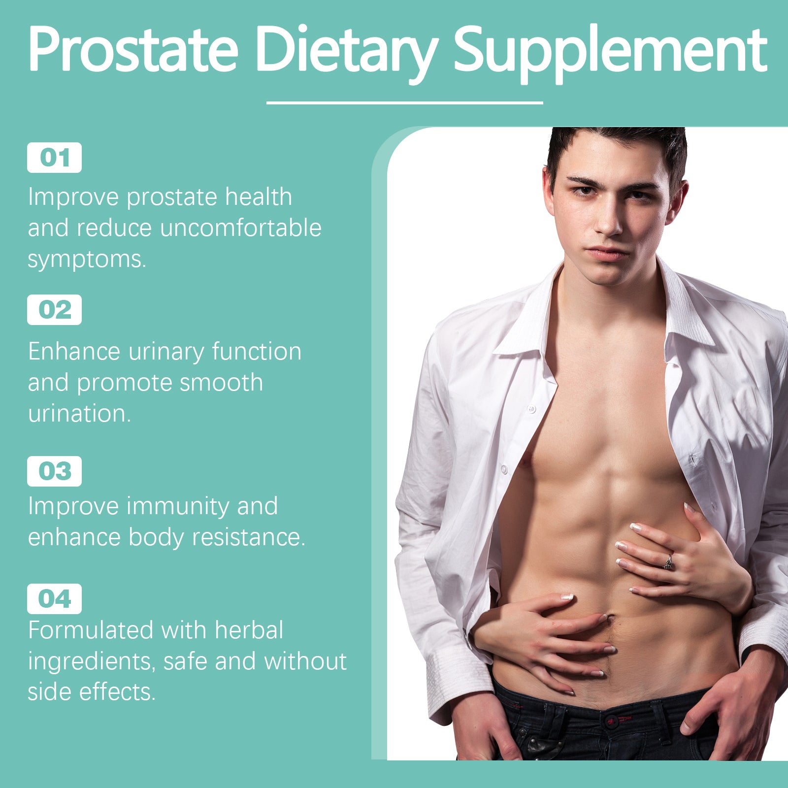 Googeer Prostate Health Nutrition Supplement Maintain Urinary System Health Prostate Supplement