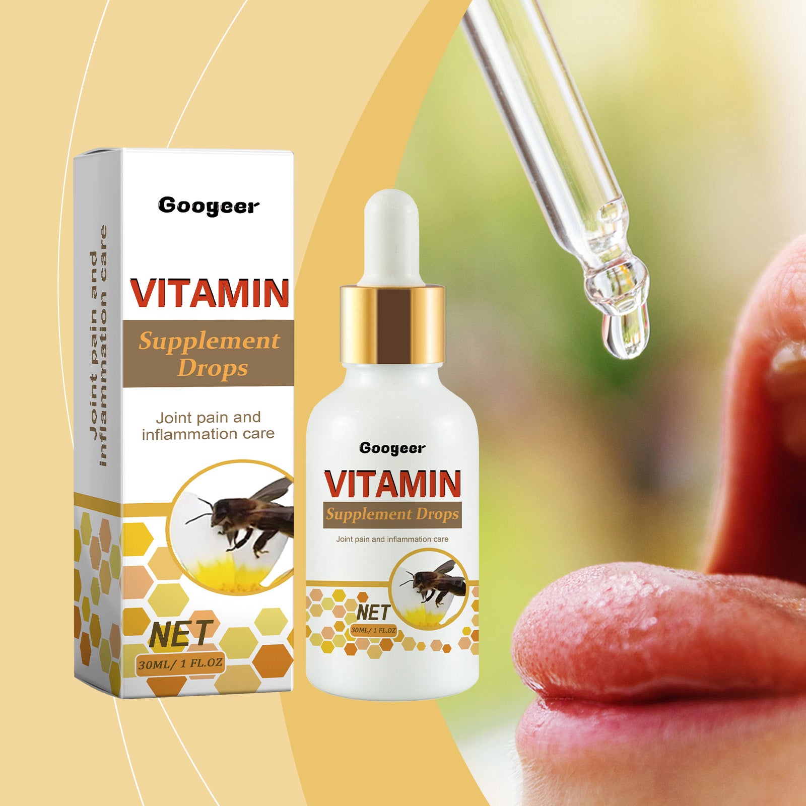 Googeer Anti-Bacterial Anti-Inflammatory Supplement Drops Body Treatment