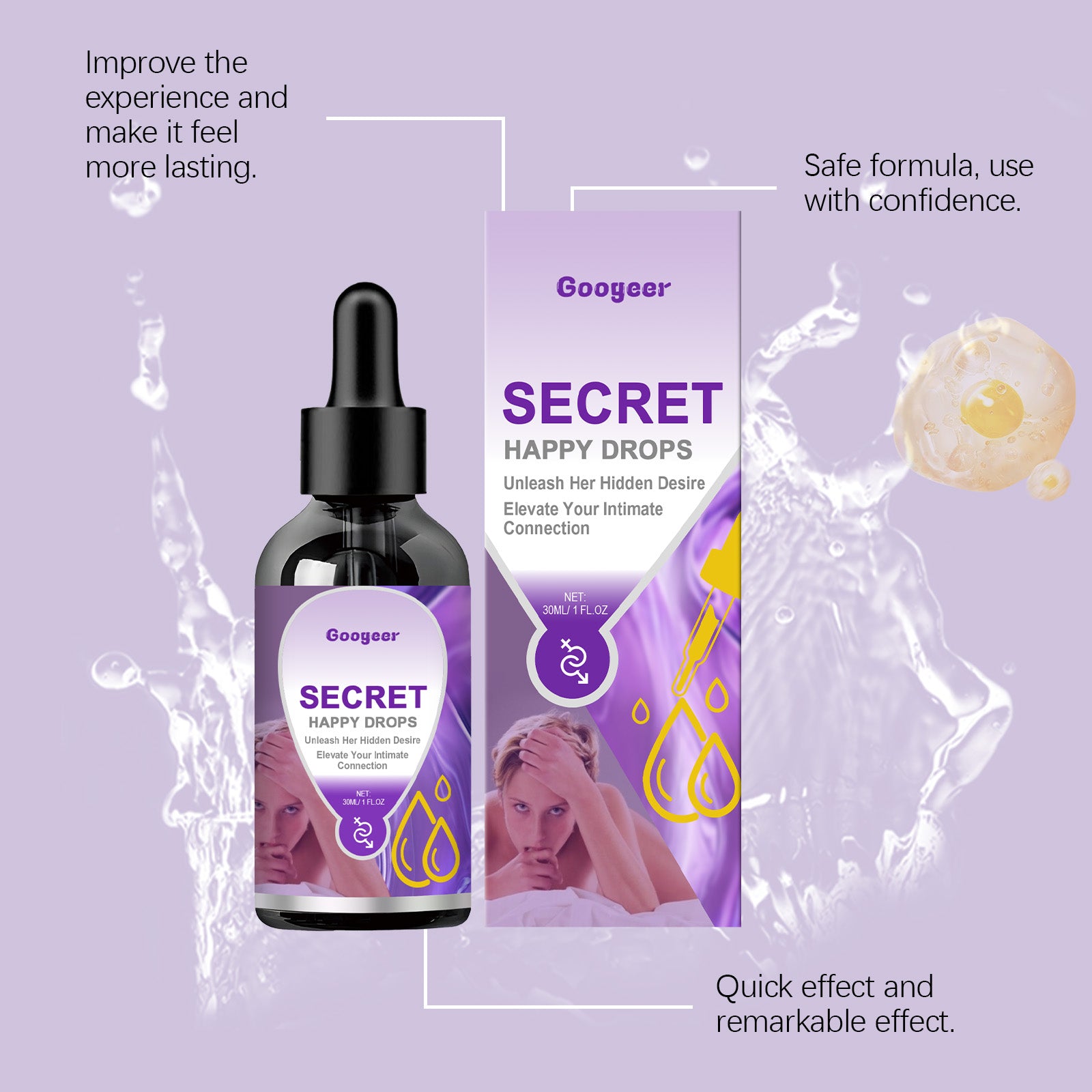 Googeer Secret Pleasure Drops Body Supplement Secret Pleasure Body Care