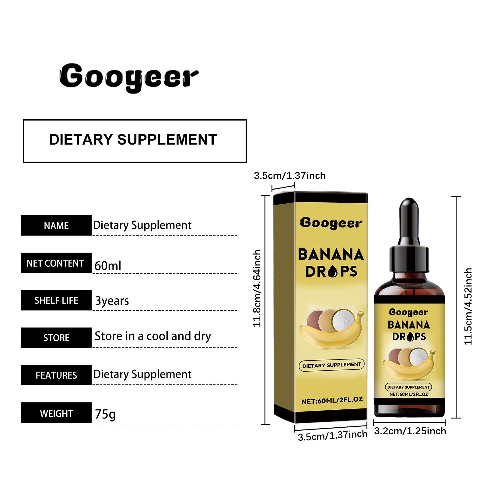 Googeer Dietary Supplement for Body Treatment1