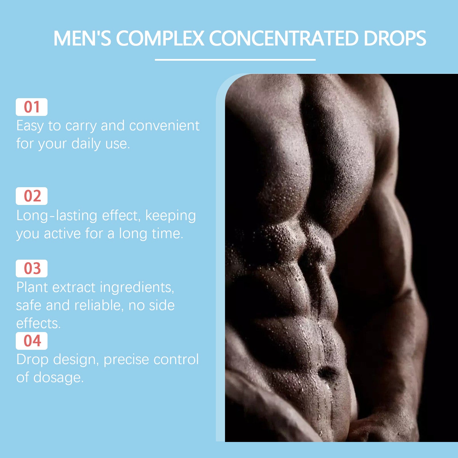 Googeer Men's Body Care Compound Concentrated Drops