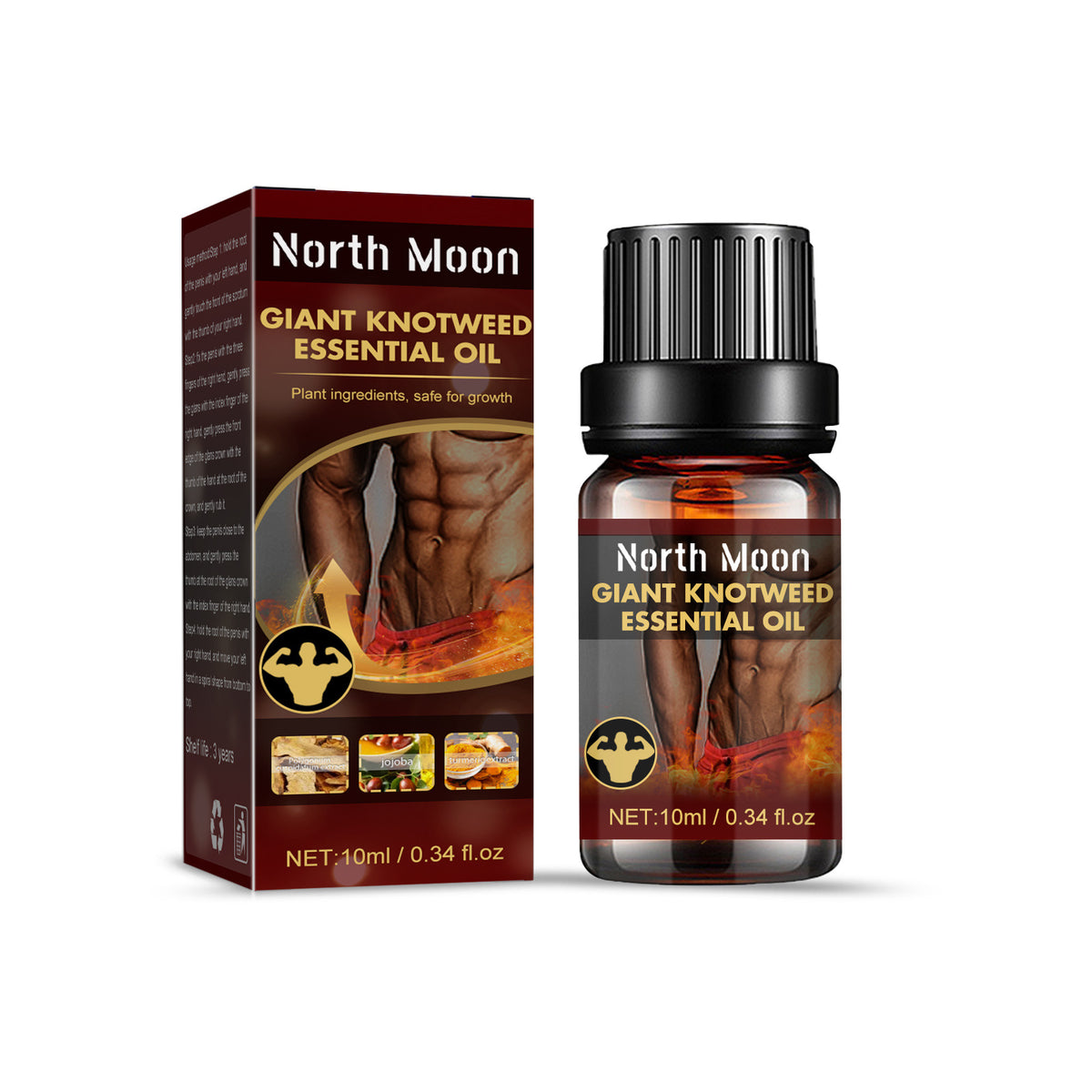 Men's Strengthening Massage Oil: Body Care External Essential Oil, Enhancing Physical Strength and Endurance