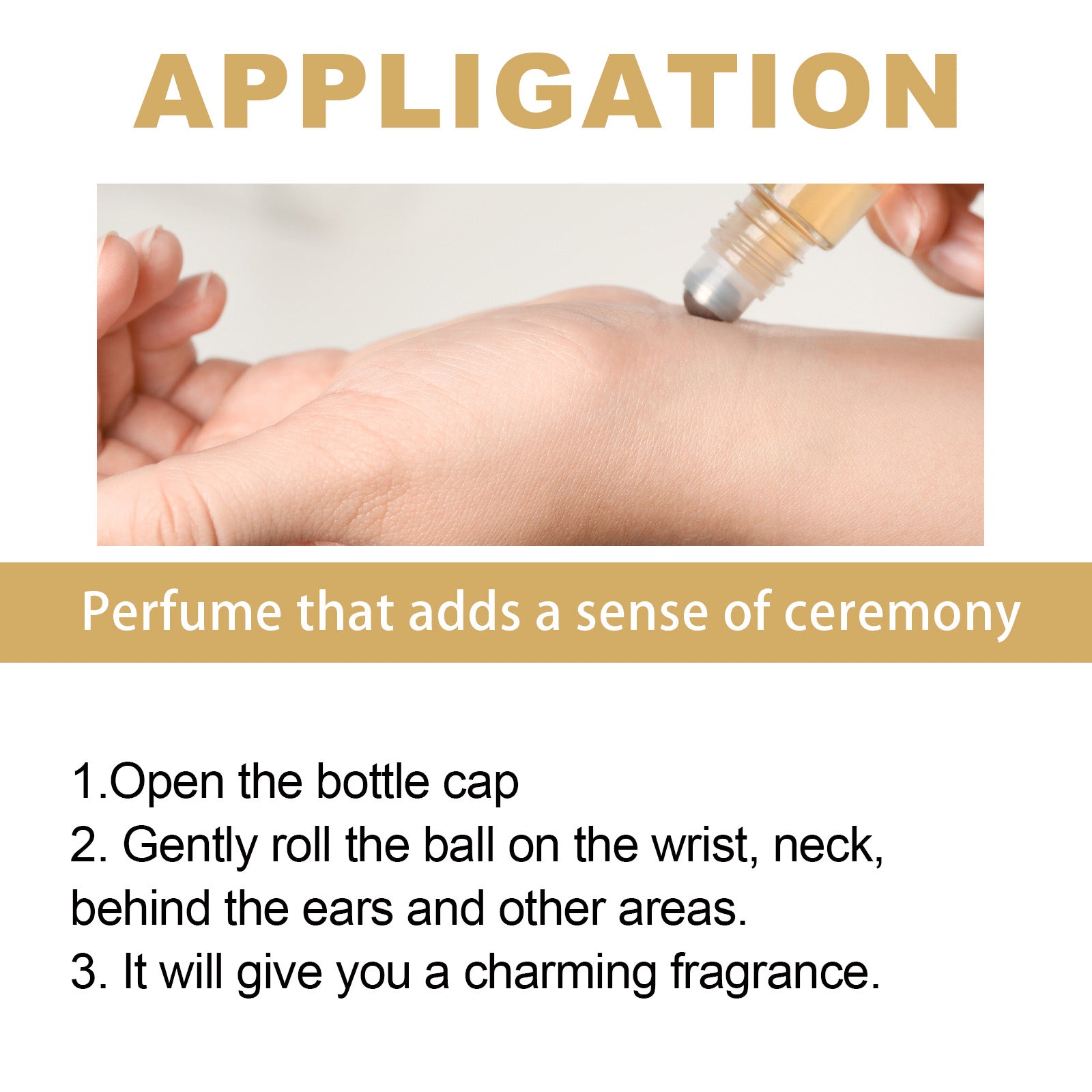 Roller Perfume Oil: Long-lasting Fresh Scent, Portable, Niche Atmosphere Perfume