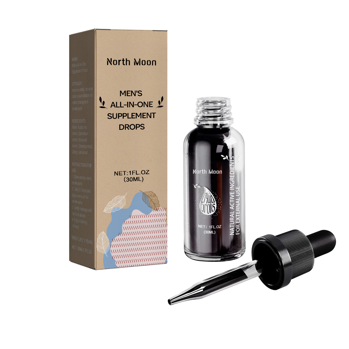 Men's Care Essential Oil: Enhancing Men's Body Endurance, Strengthening Physique Massage Care Oil